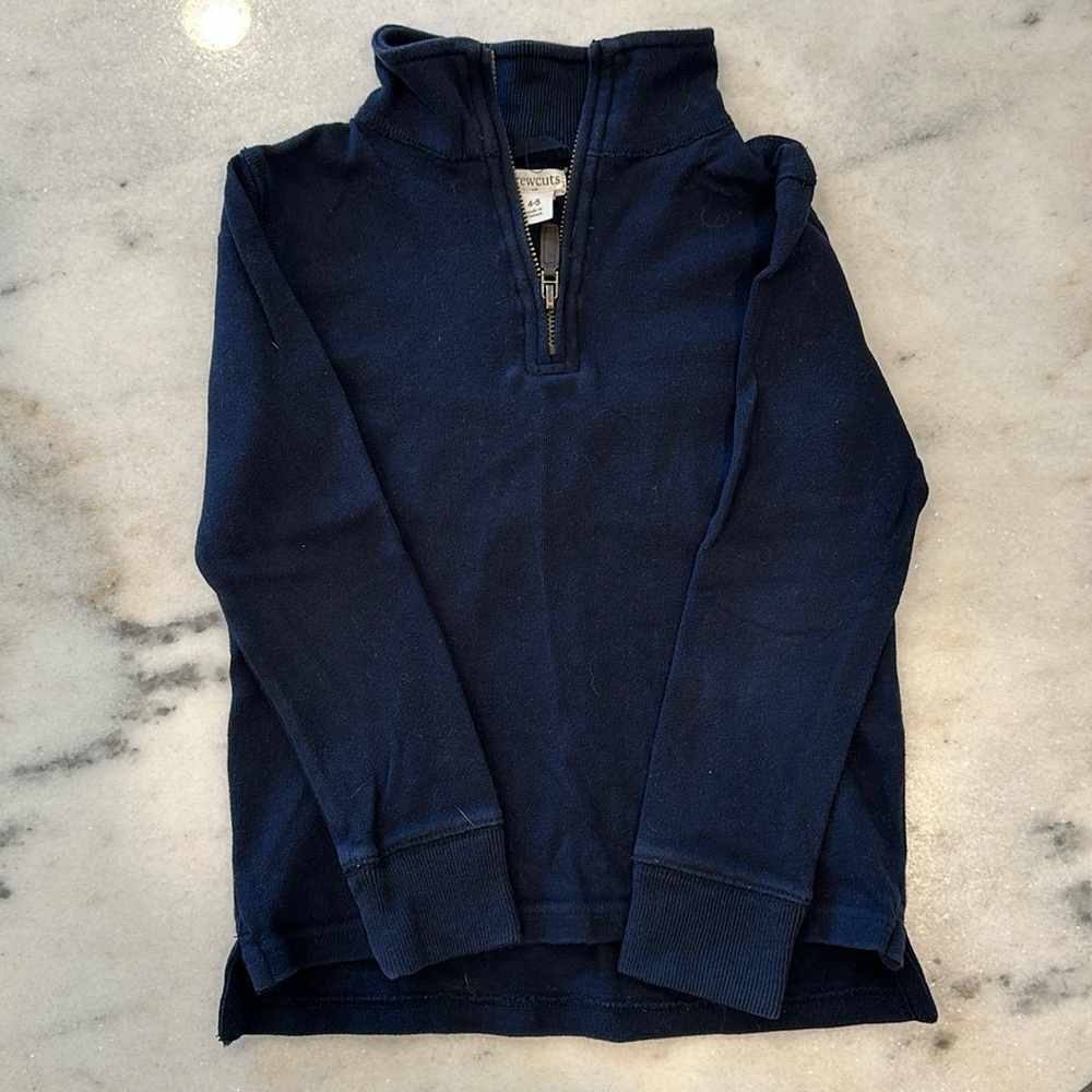 Navy Crewcuts Quarter Zip